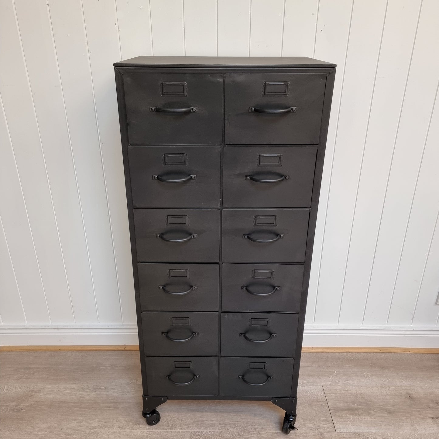 12-Drawer Iron Cabinet