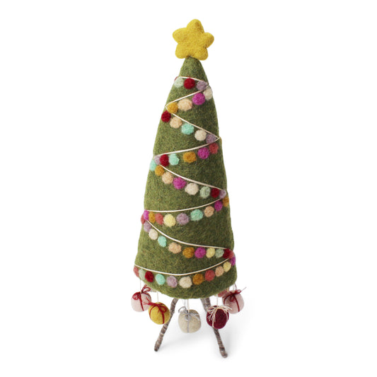 Big Christmas Tree with Garland