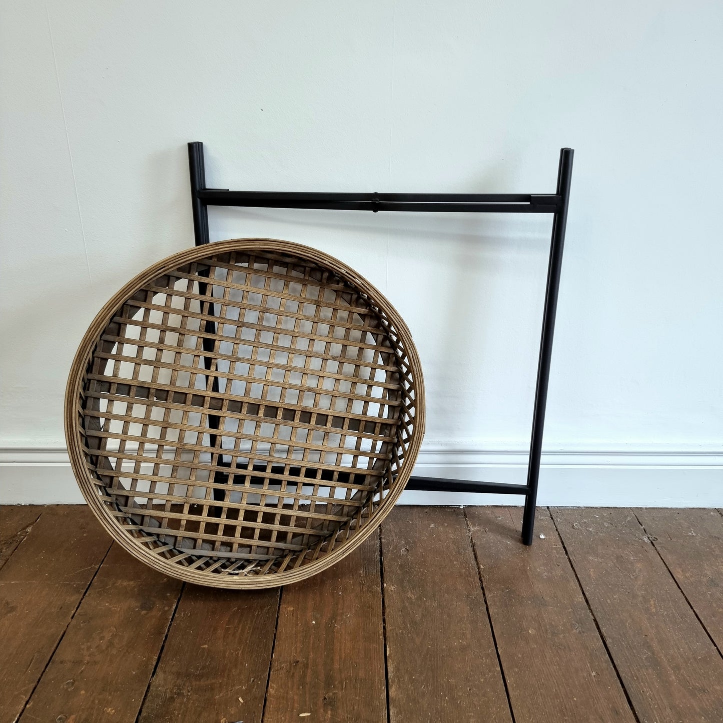 Rattan Tray Side Table