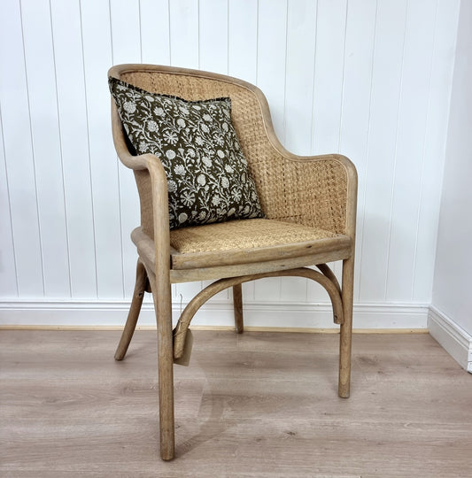Old French Wicker Chair
