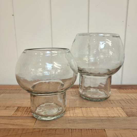 Glass Mushroom Votive