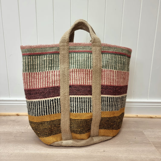 Jute Storage Basket - Multi