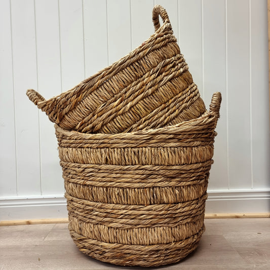 Bilberry Woven Boat Basket