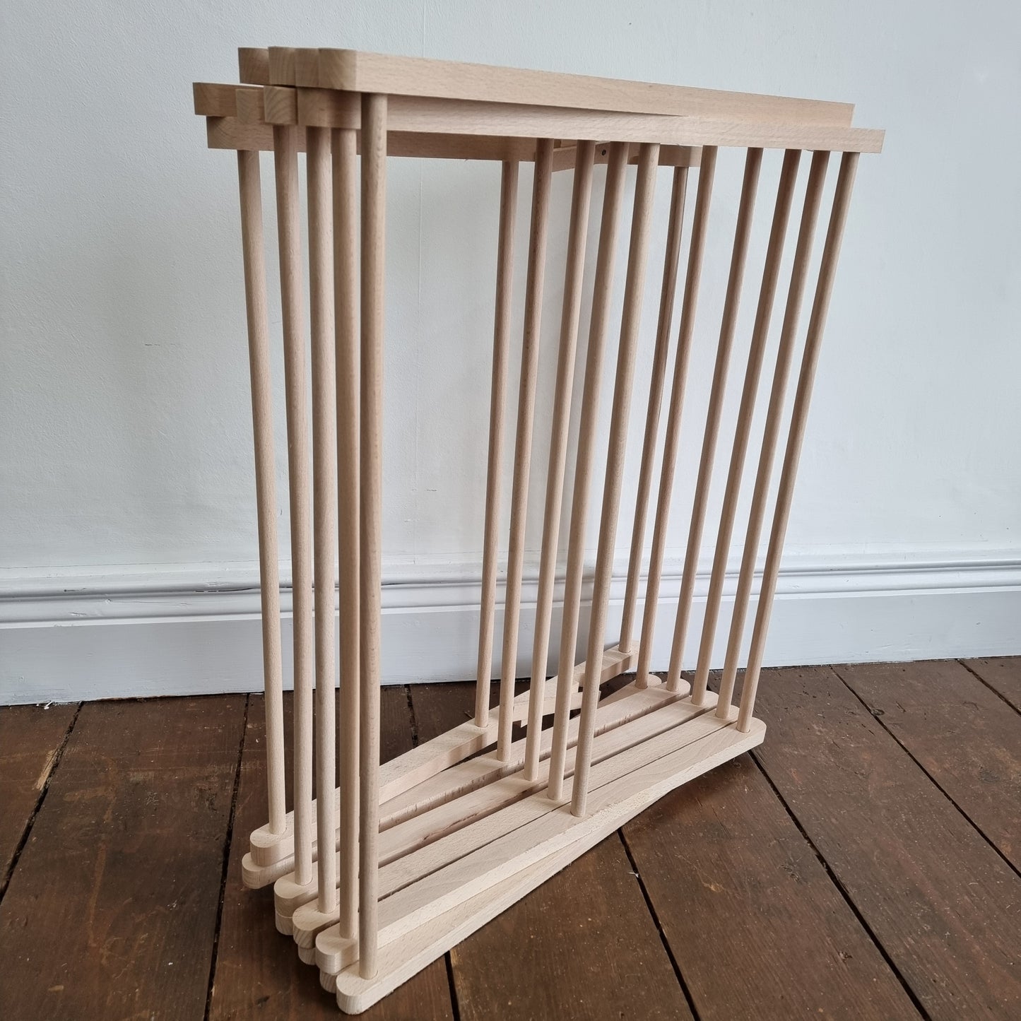 Classic Folding Wooden Clothes Horse - Natural