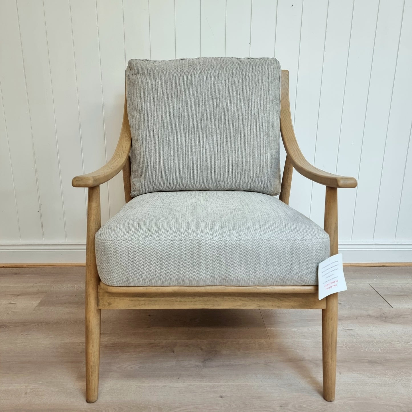 Natural Linen Armchair