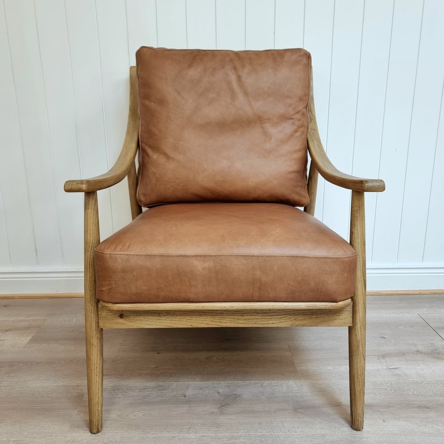 Brown Leather Armchair