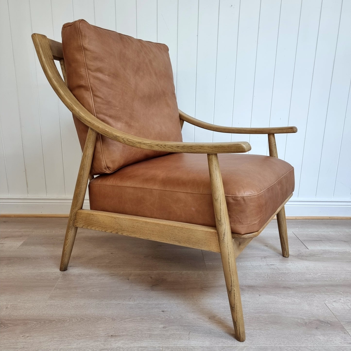 Brown Leather Armchair