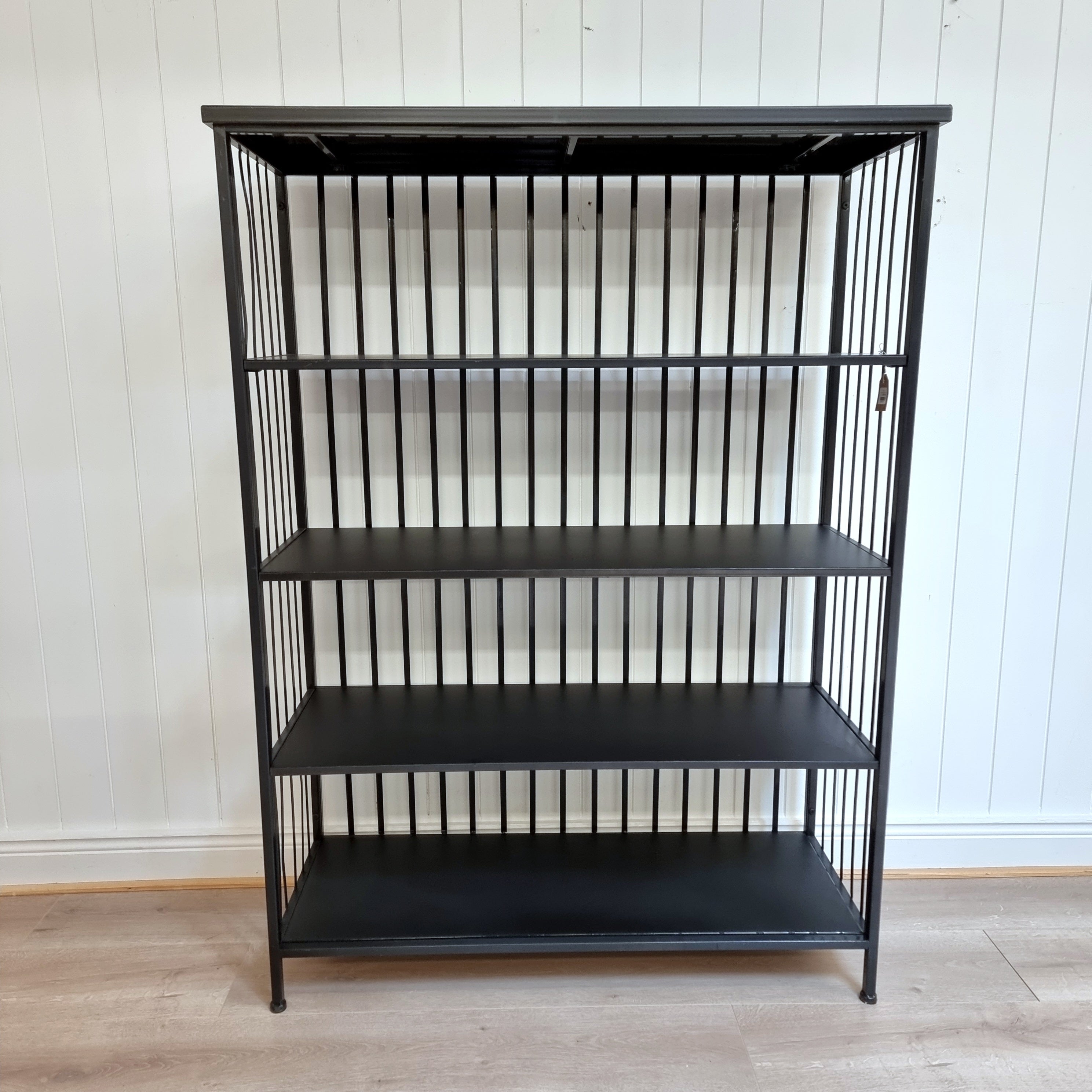Rob Shelf Shelving Unit with Four Shelves - Antique Black – Robert Gault
