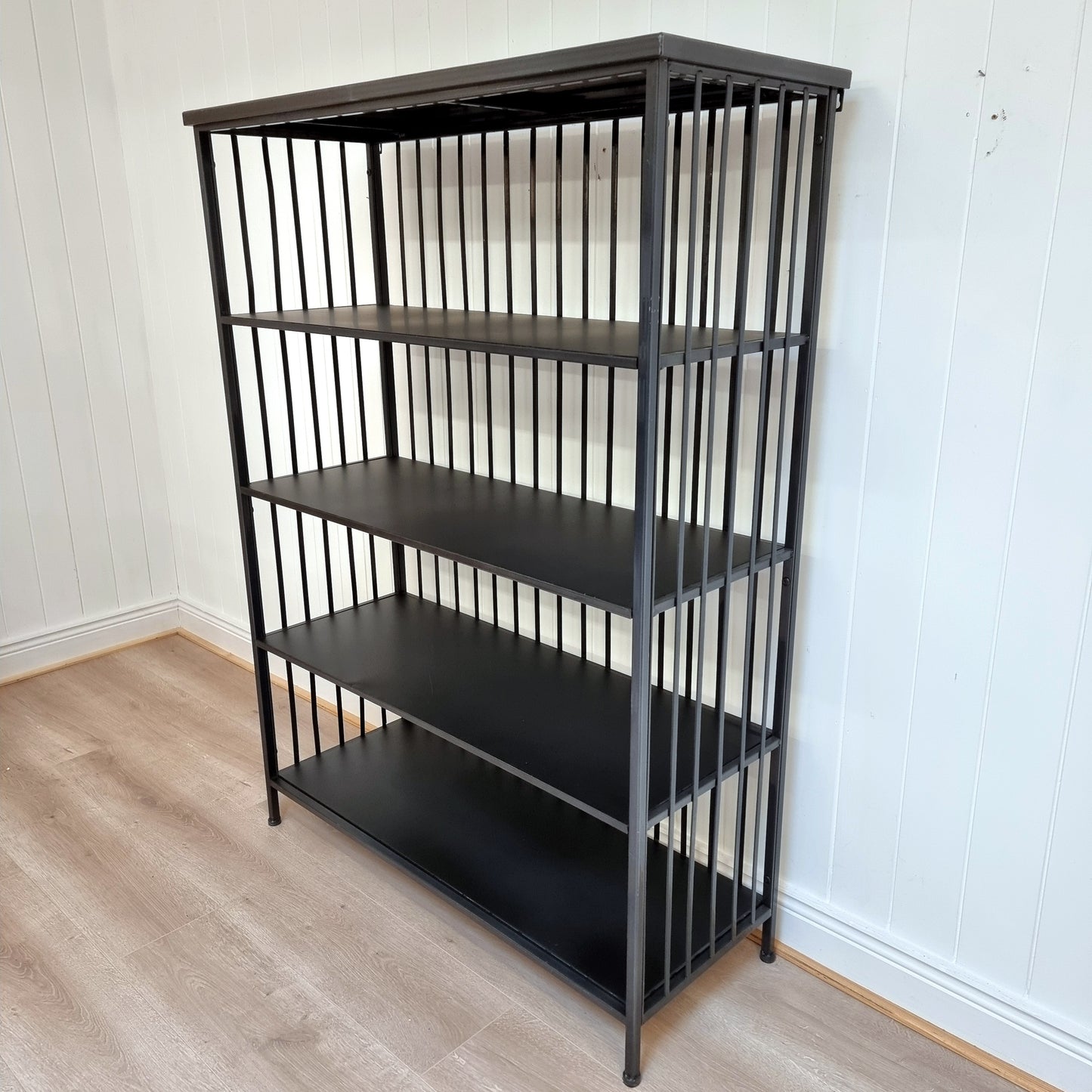 Shelving Unit with Four Shelves - Antique Black