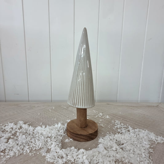 Glazed Ceramic Tree Ornament (25cm)