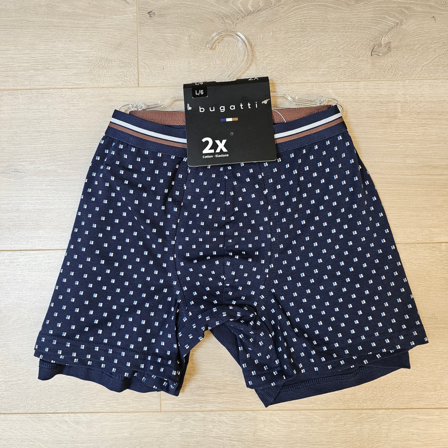 Bugatti Long Boxer Brief (2 pack) - Blue/Dark