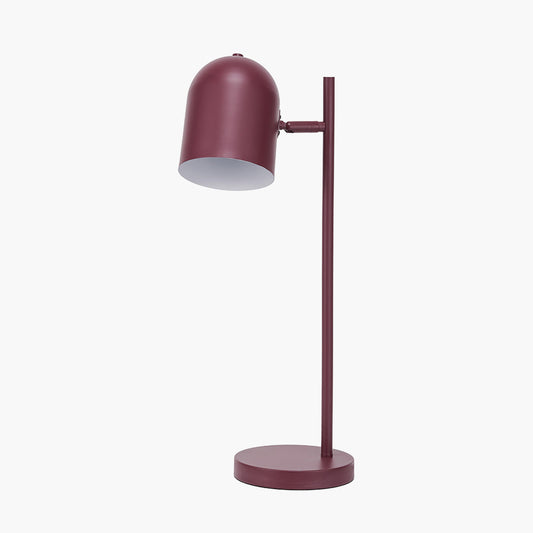 Metal Cloche Headed Table Lamp - Mulberry