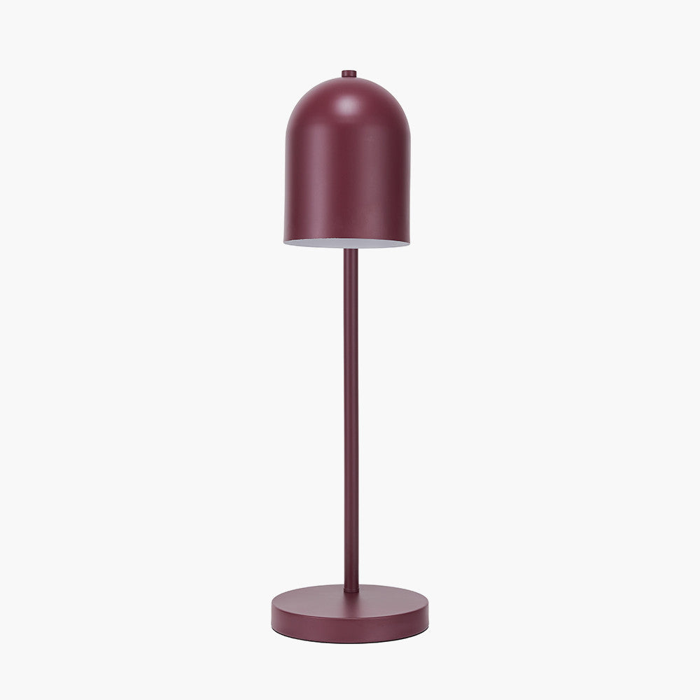 Metal Cloche Headed Table Lamp - Mulberry