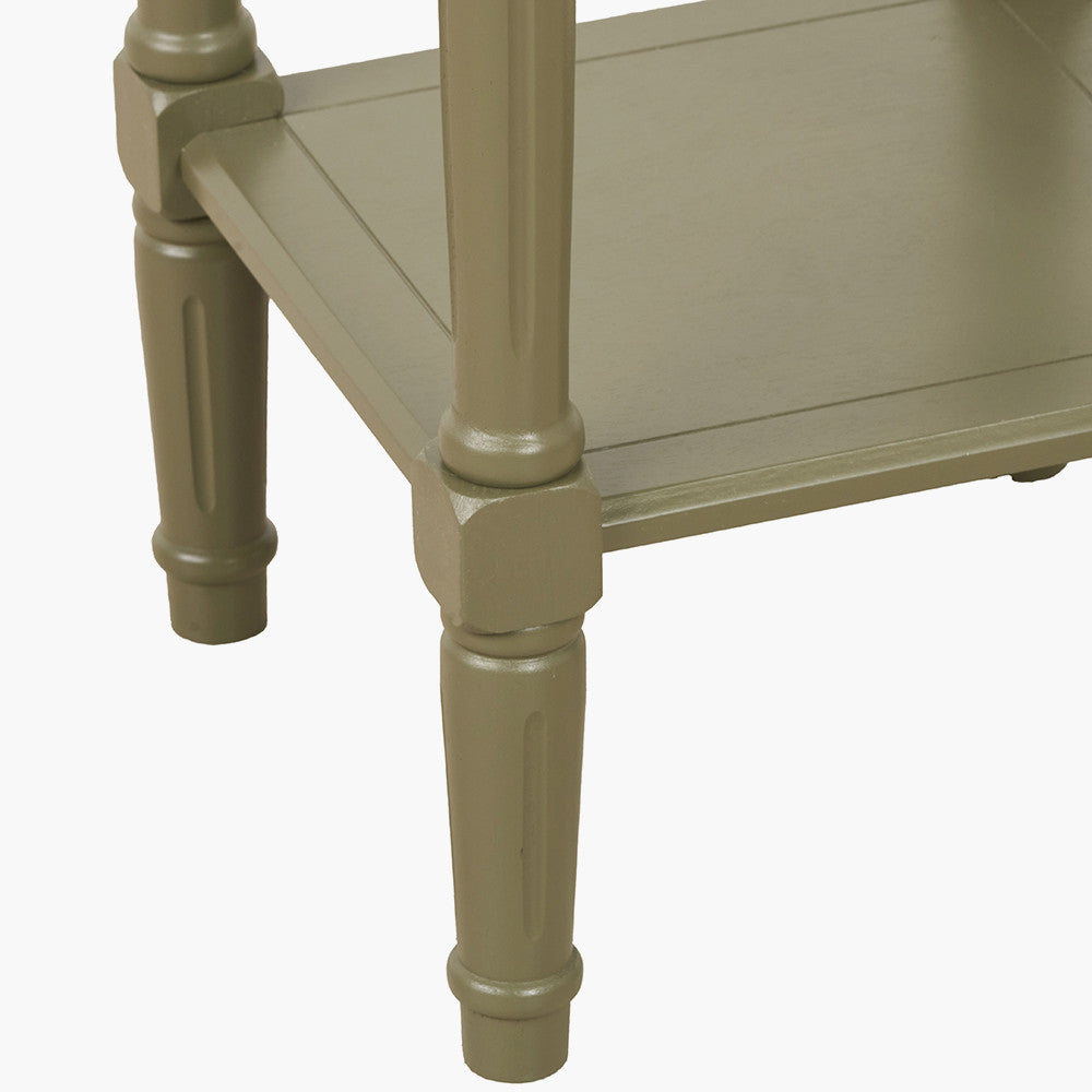 Pine Wood Accent Table