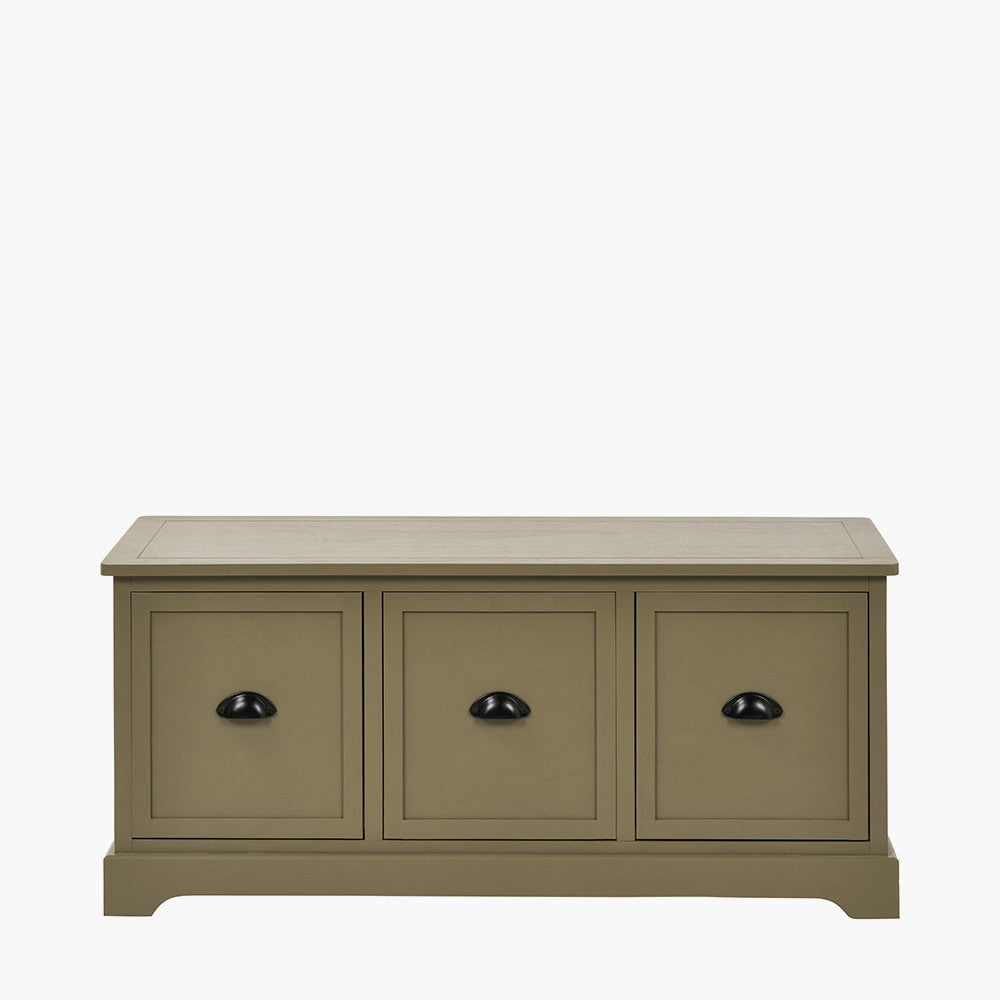 Pine Wood 3-Drawer Unit