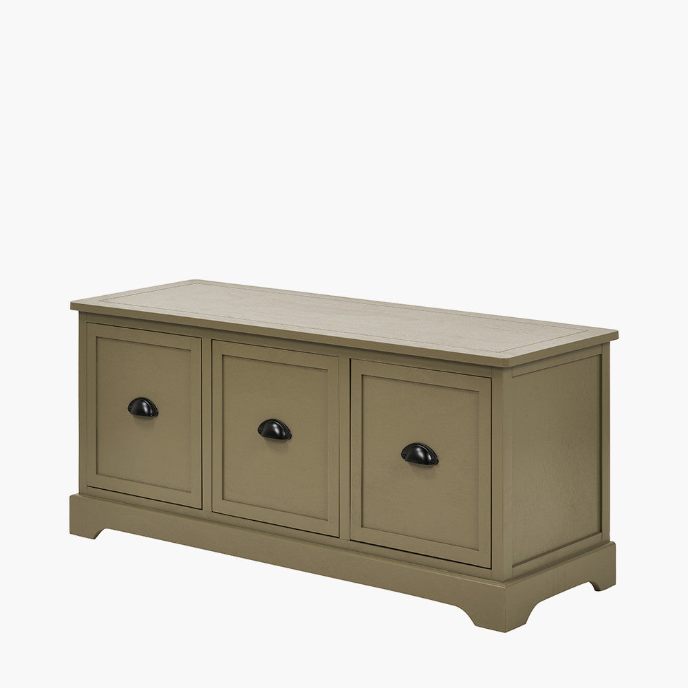 Pine Wood 3-Drawer Unit