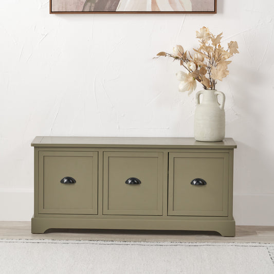 Pine Wood 3-Drawer Unit
