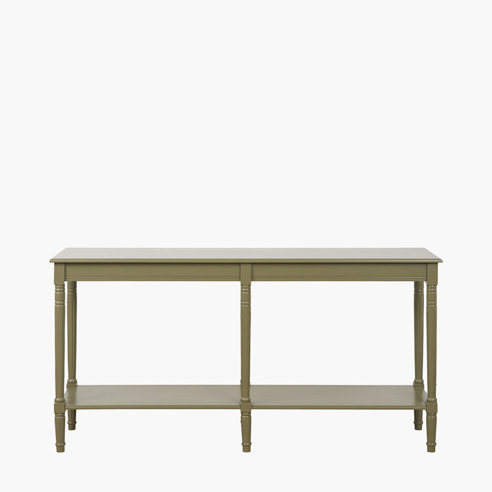 Pine Wood Large Console Table