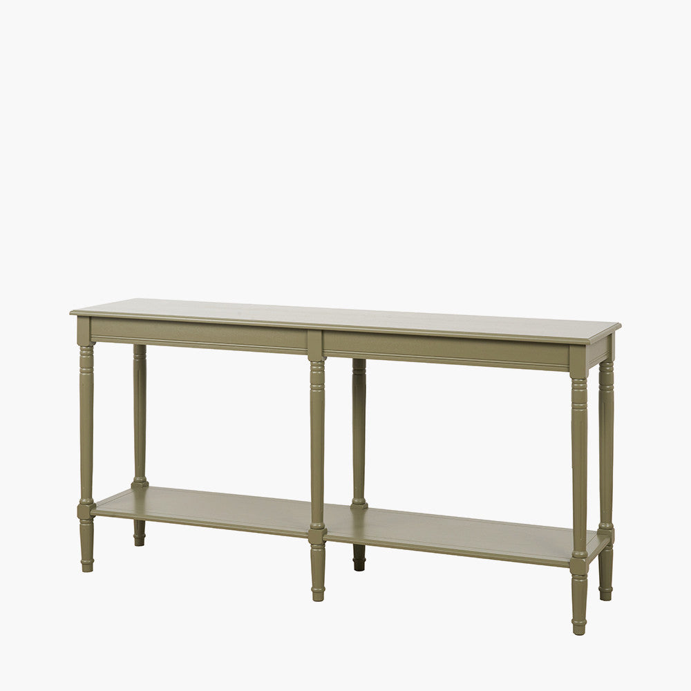 Pine Wood Large Console Table