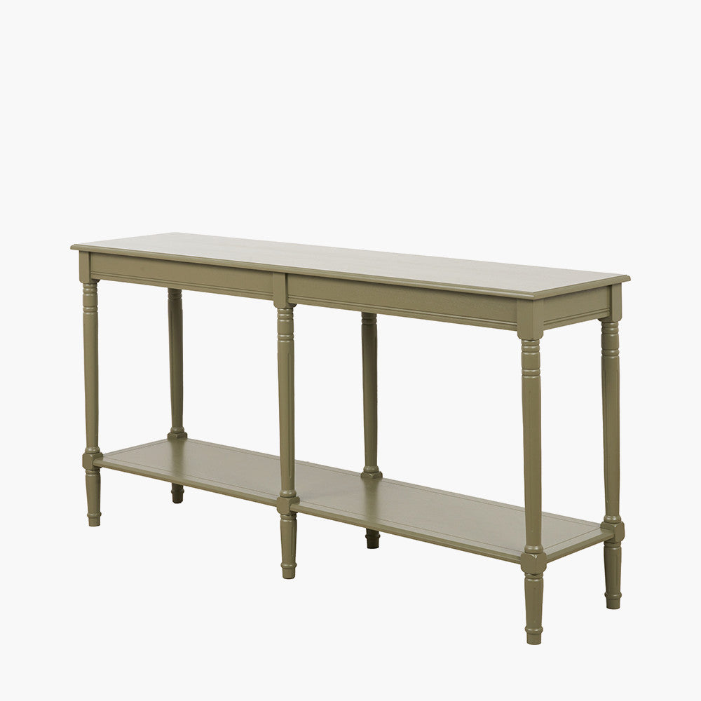 Pine Wood Large Console Table