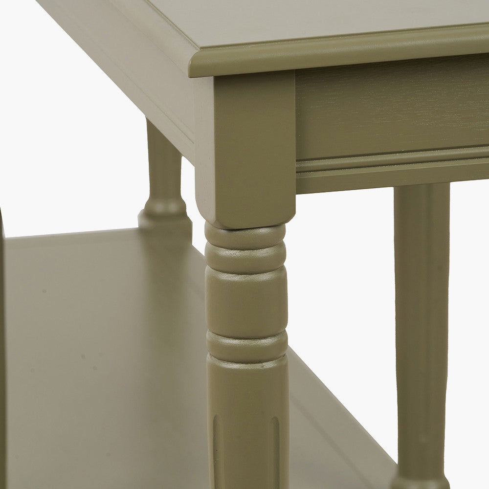 Pine Wood Large Console Table