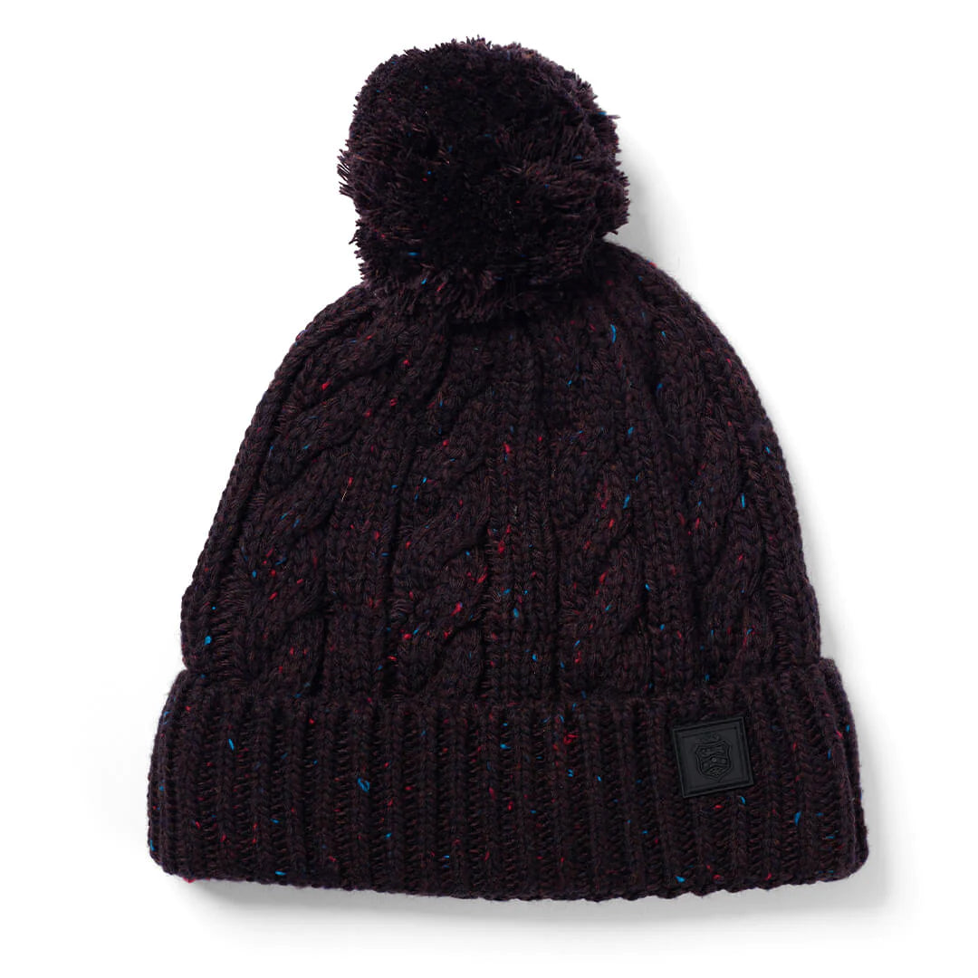 Aran Beanie - Merlot