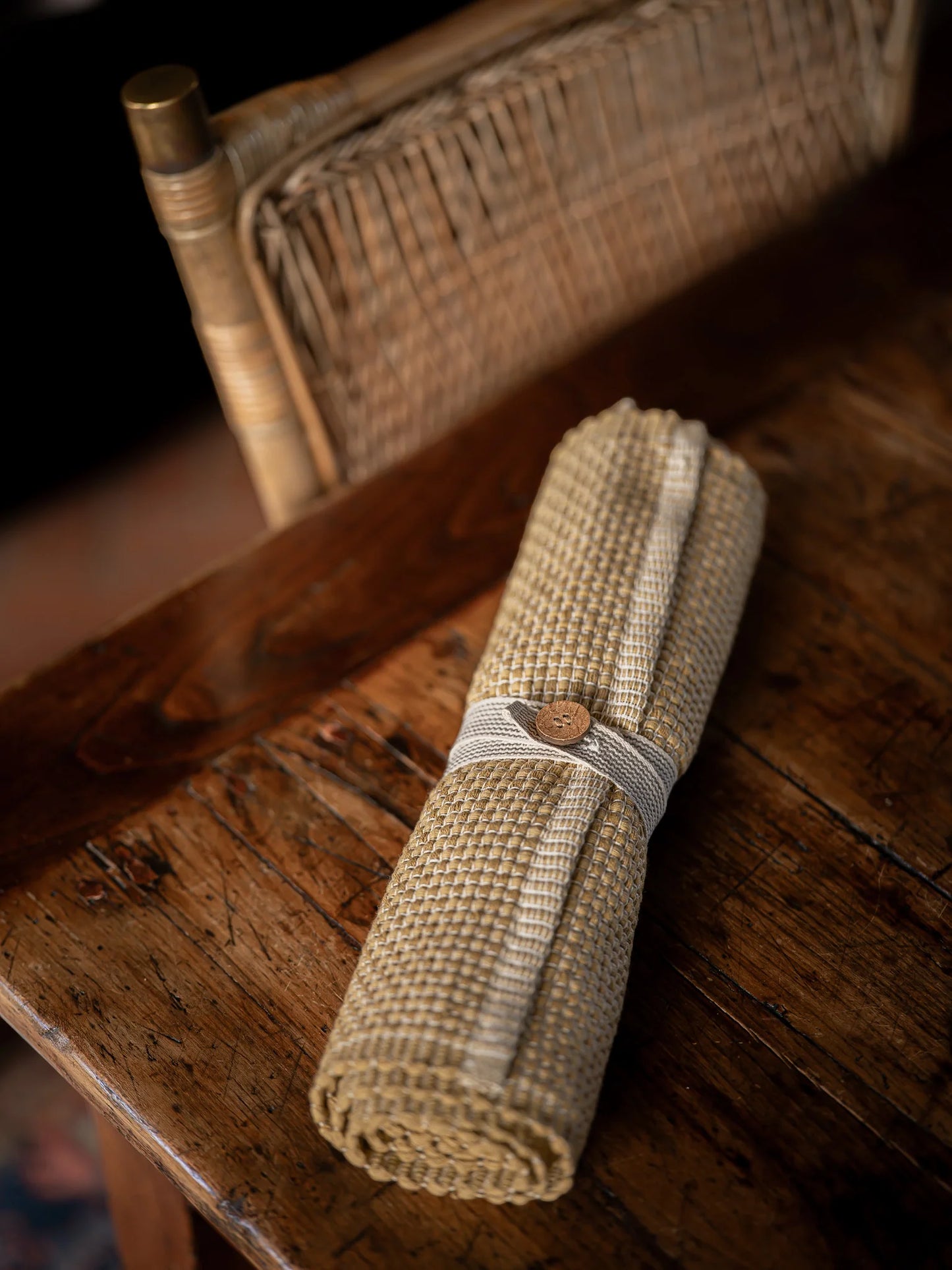 Luxury Woven Tablerunner - Sunset