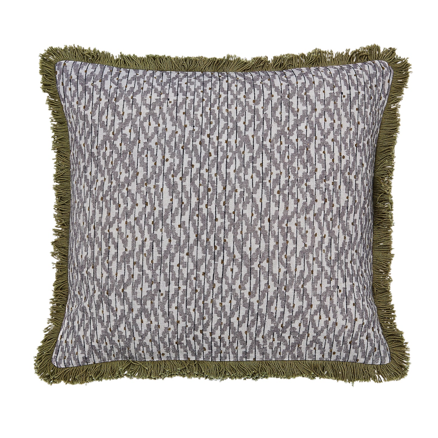 Bedeck of Belfast Kaiza Cushion - Charcoal/Silver