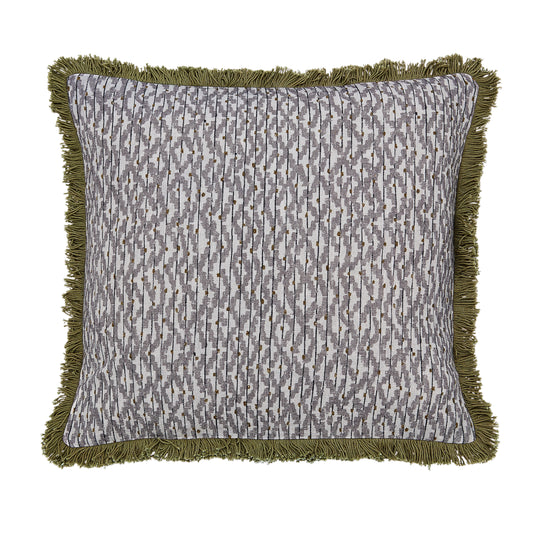 Bedeck of Belfast Kaiza Cushion - Charcoal/Silver