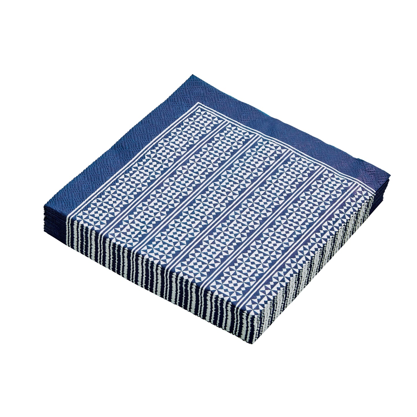 Morsan Geo Paper Napkin - Midnight Navy (Pack of 20)