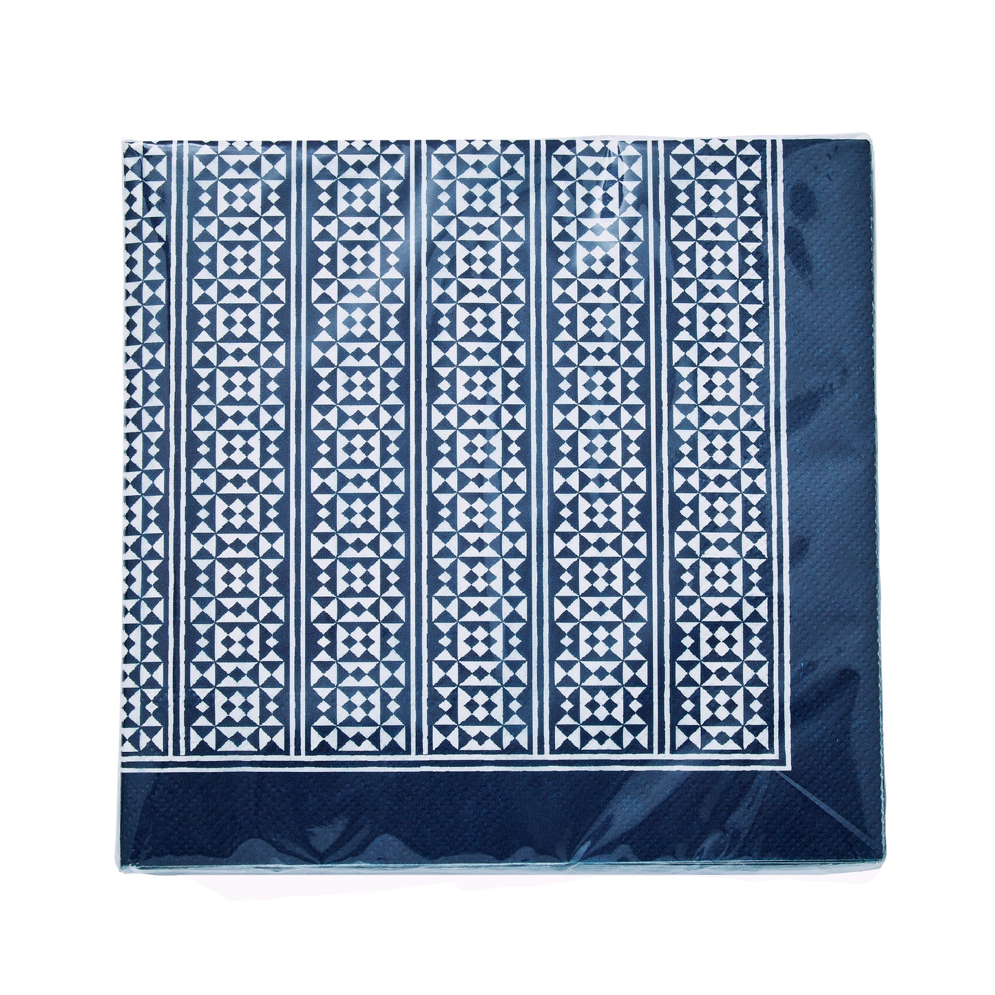 Morsan Geo Paper Napkin - Midnight Navy (Pack of 20)