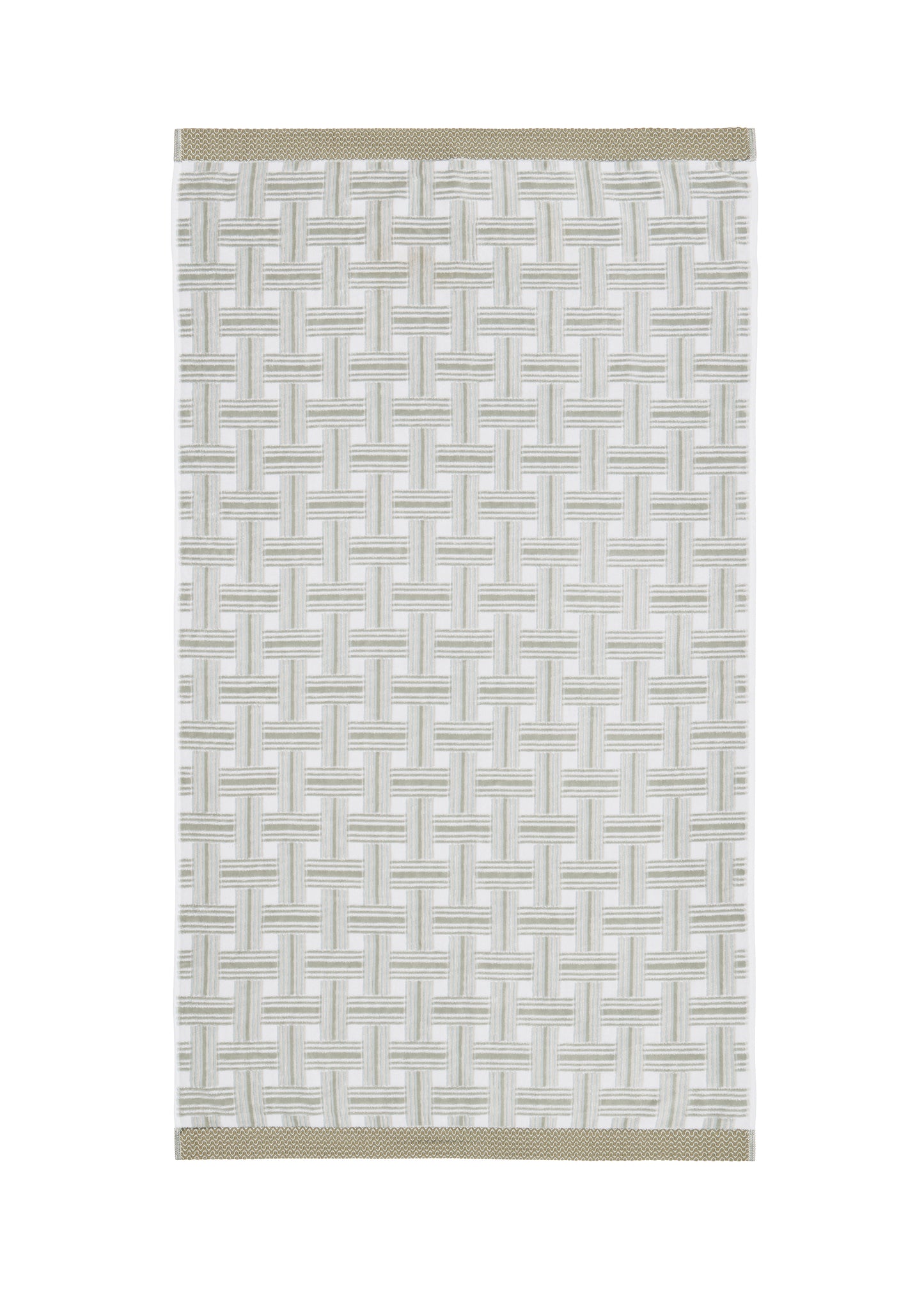Rana Towel - Chartreuse/Silver