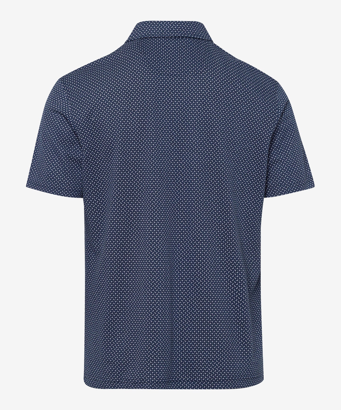 Brax Pico Polo Shirt - Blue Printed