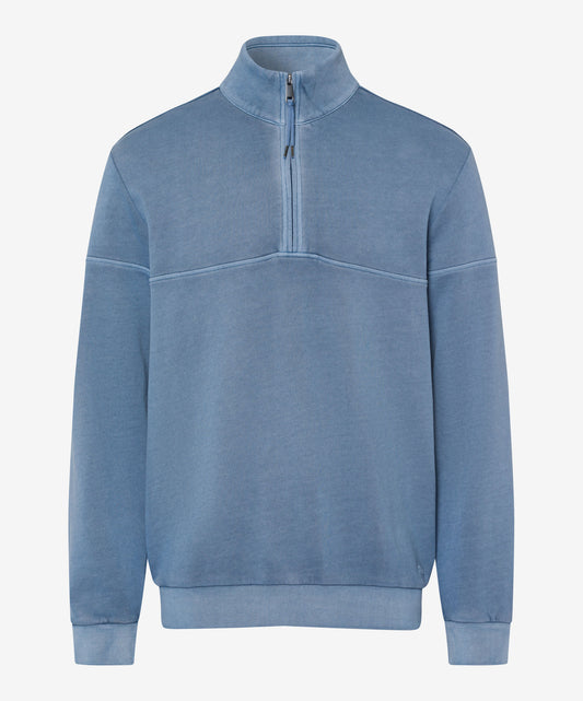 Brax Blue Quarter Zip Sweatshirt