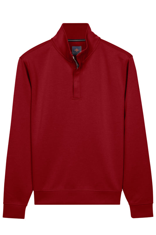 Baileys Quarter Zip Sweatshirt - Port Red
