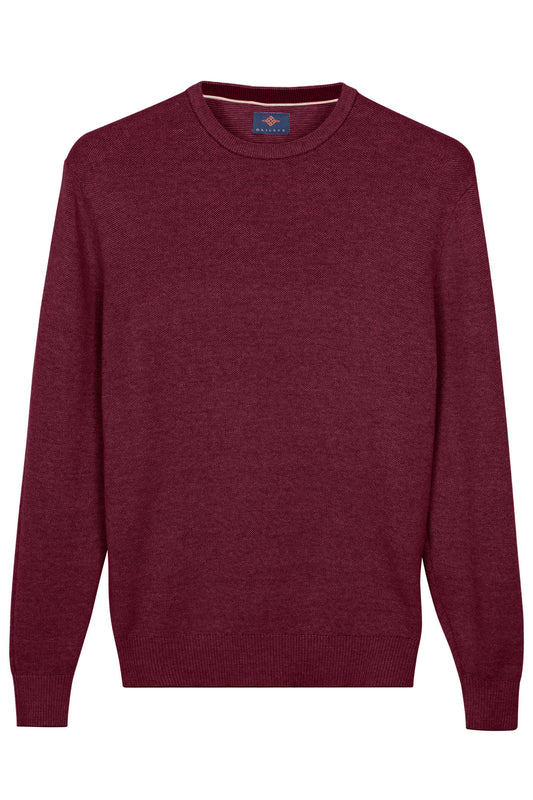 Baileys Crew Neck Knitwear - Raspberry