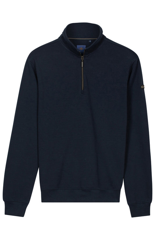 Baileys Quarter Zip Sweatshirt - Dark Blue