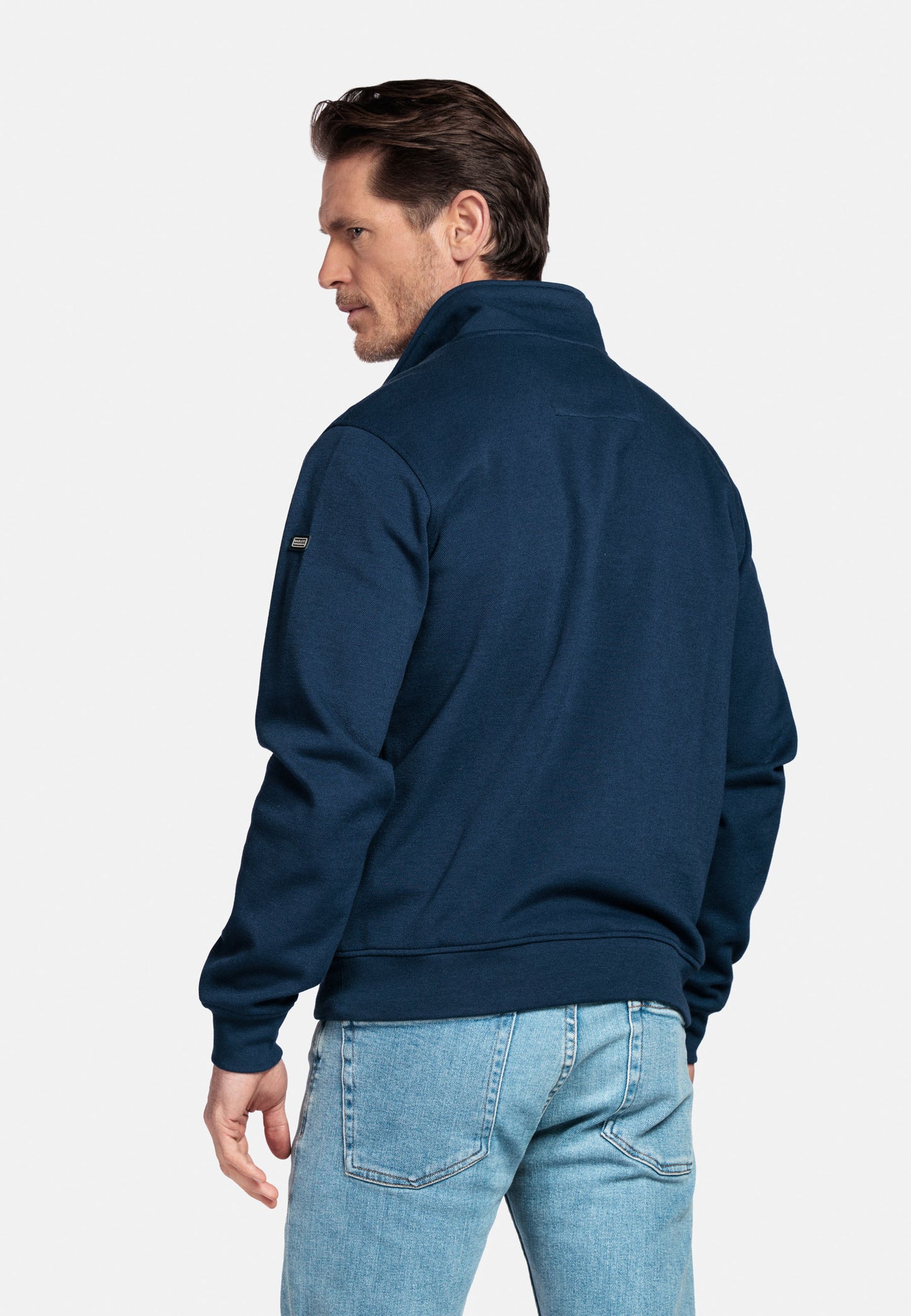Baileys Quarter Zip Sweatshirt - Dark Blue