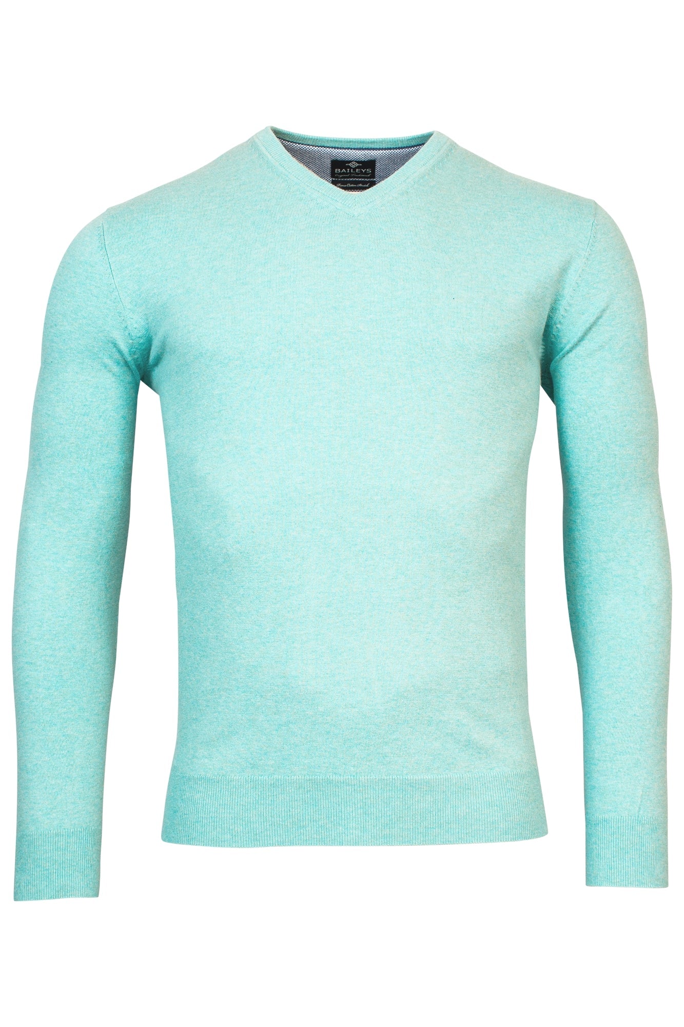 Baileys V - Neck Jumper - Aqua