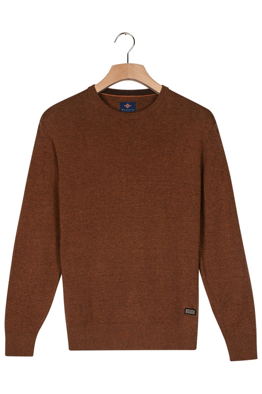 Baileys Round Neck Knitwear - Copper