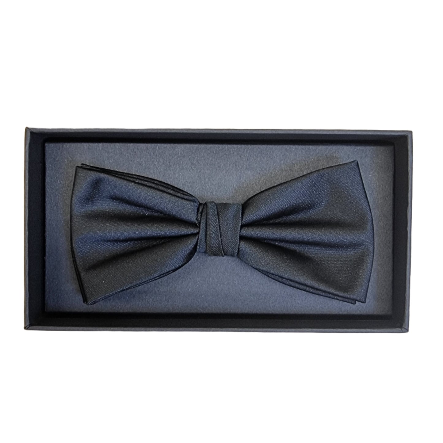 Black Microfibre Bow Tie (Boxed)