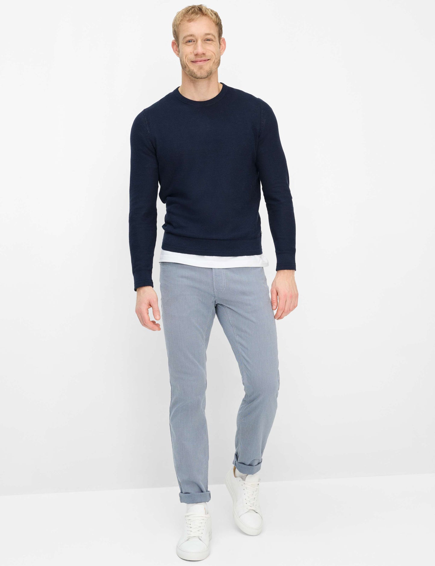 Brax Trousers - Chuck - Smoke Blue
