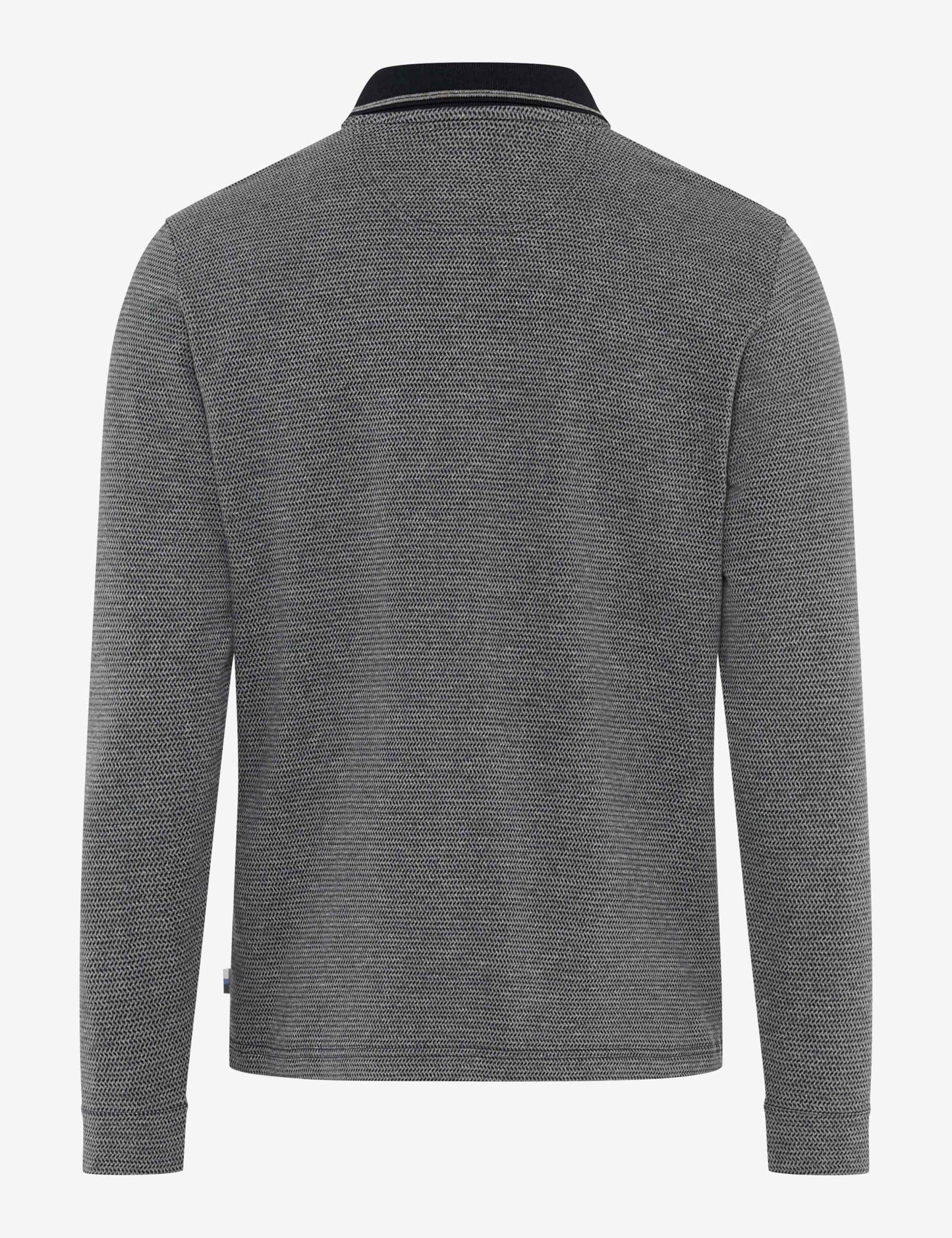 Brax Long Sleeve Polo Shirt - Pharell - Navy