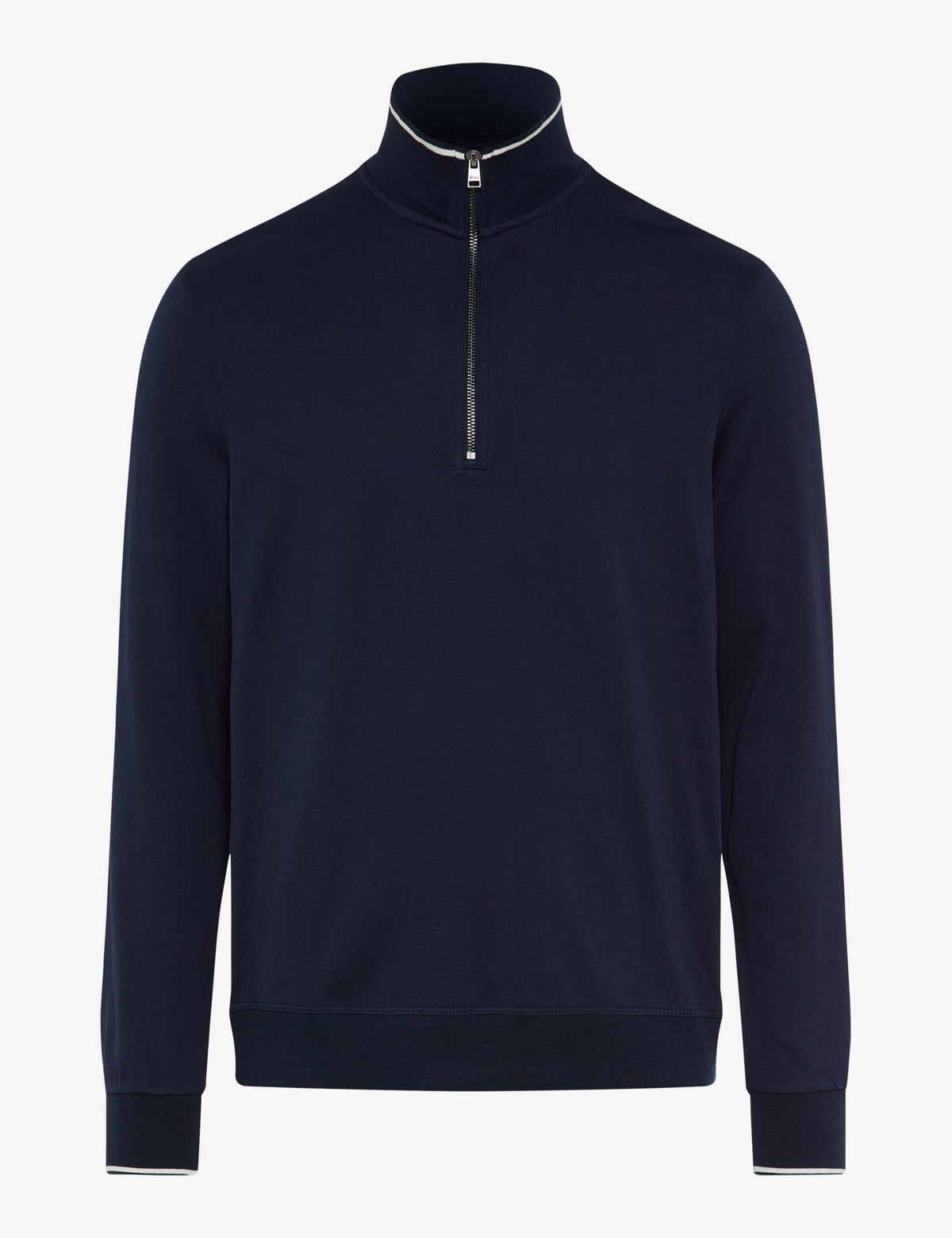 Brax Quarter Zip Sweatshirt - Peo - Navy