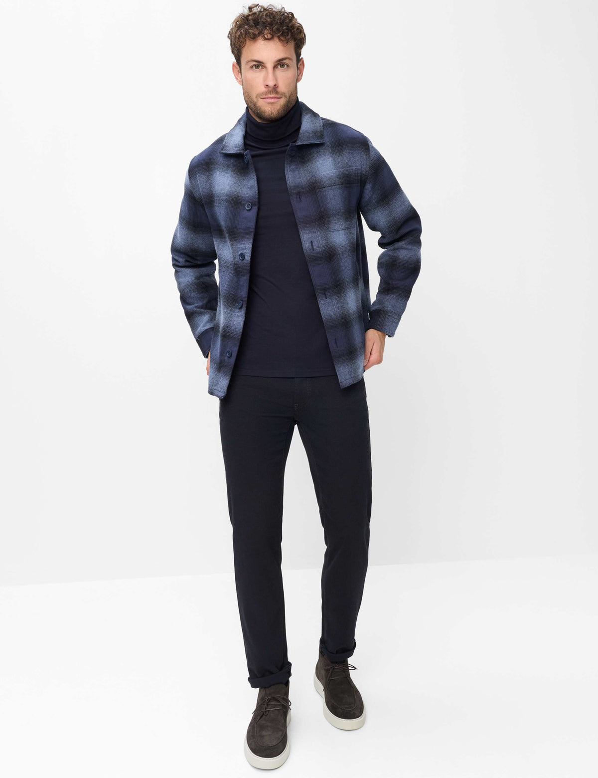 Brax Trousers - Cadiz - Woo.Look - Navy
