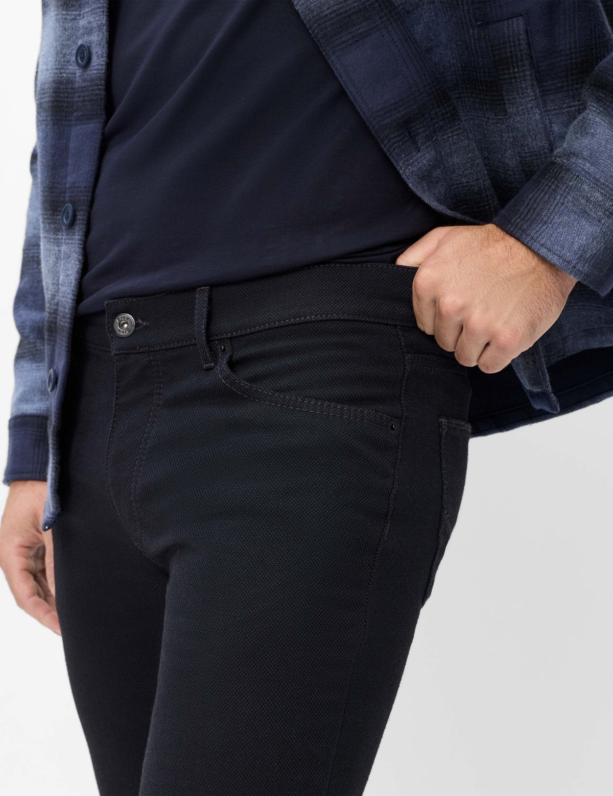 Brax Trousers - Cadiz - Woo.Look - Navy
