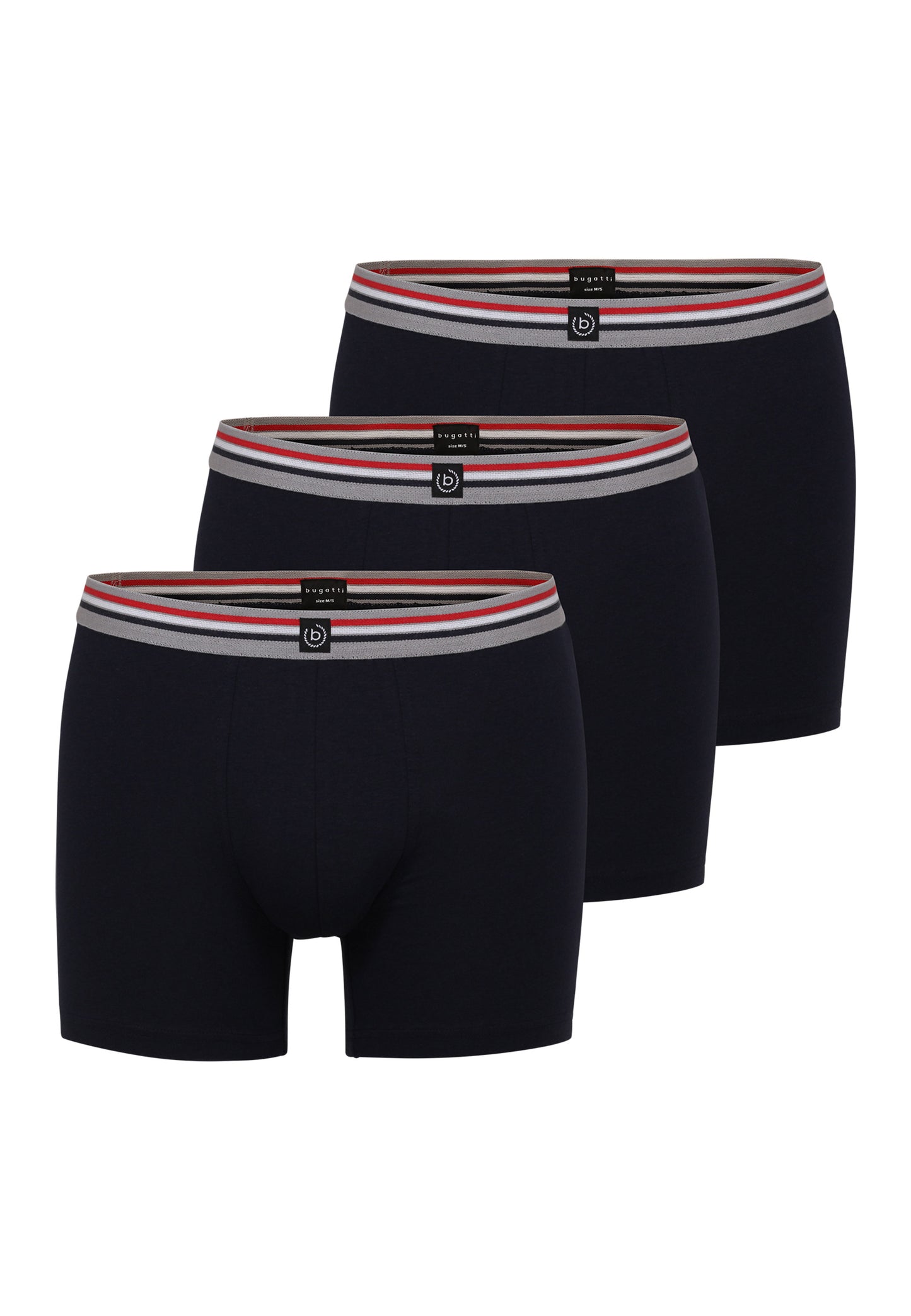 Bugatti Long Boxer Brief (3 pack) - Prague - Navy