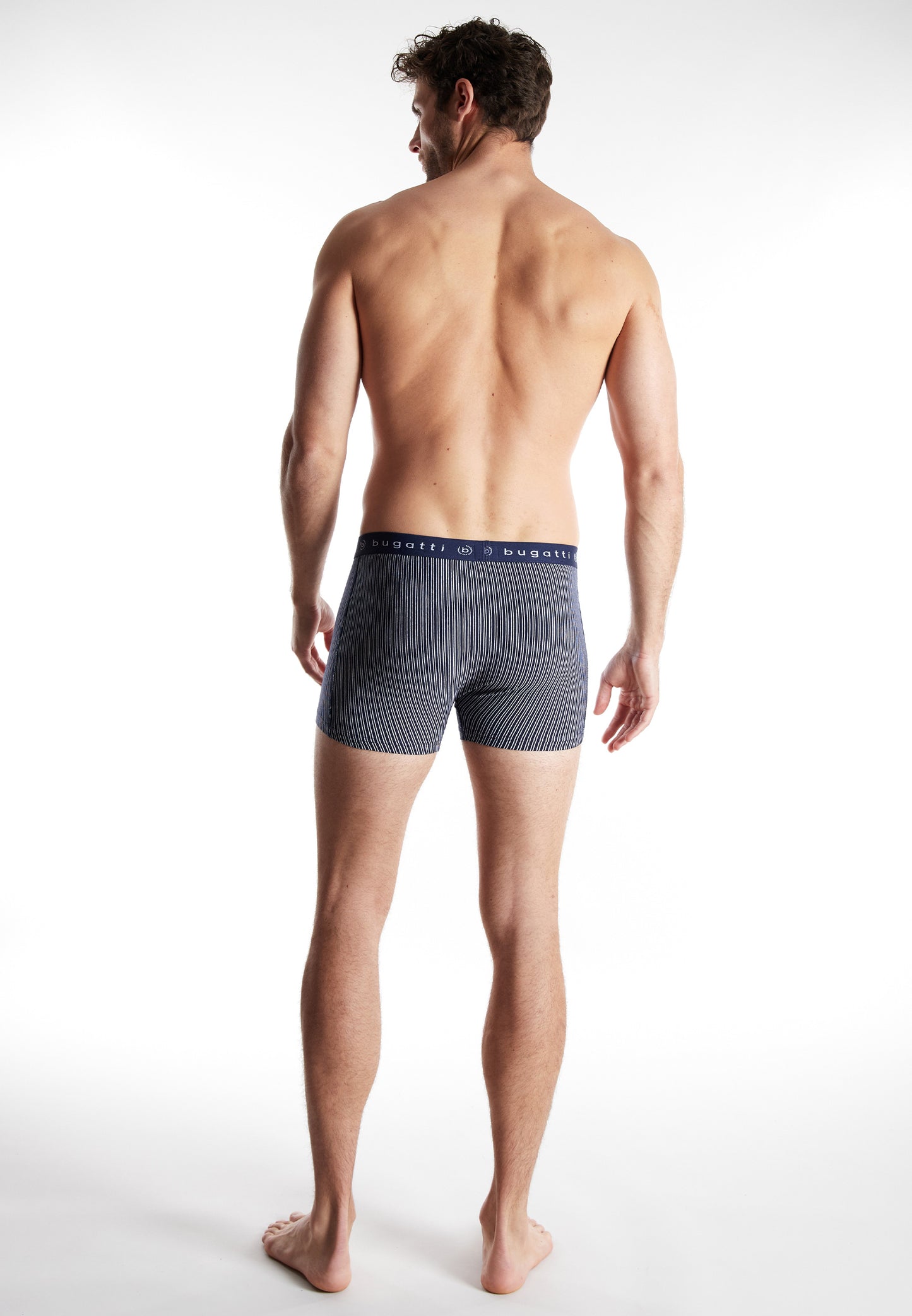 Bugatti Comfort Boxer Brief (3 pack) - Blue Stripe