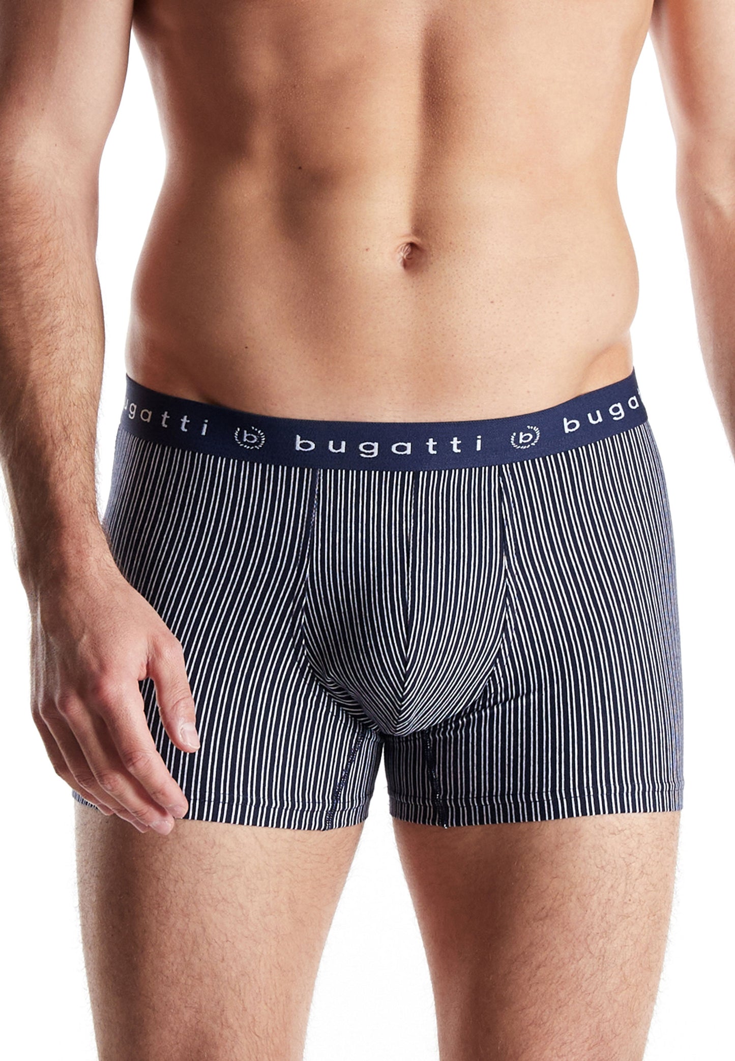 Bugatti Comfort Boxer Brief (3 pack) - Blue Stripe