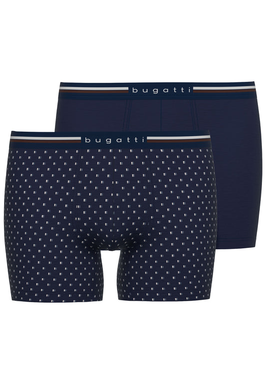 Bugatti Long Boxer Brief (2 pack) - Blue/Dark